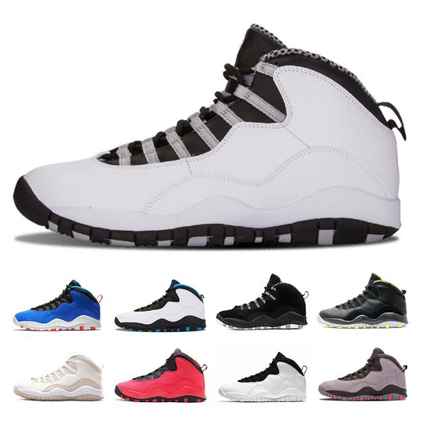 

2019 Huarache Light 10S Tinkers Basketball Shoes Cement 10 Westbrook I AM BACK White Black Red Bobcats Men sports running shoes Size 41-47