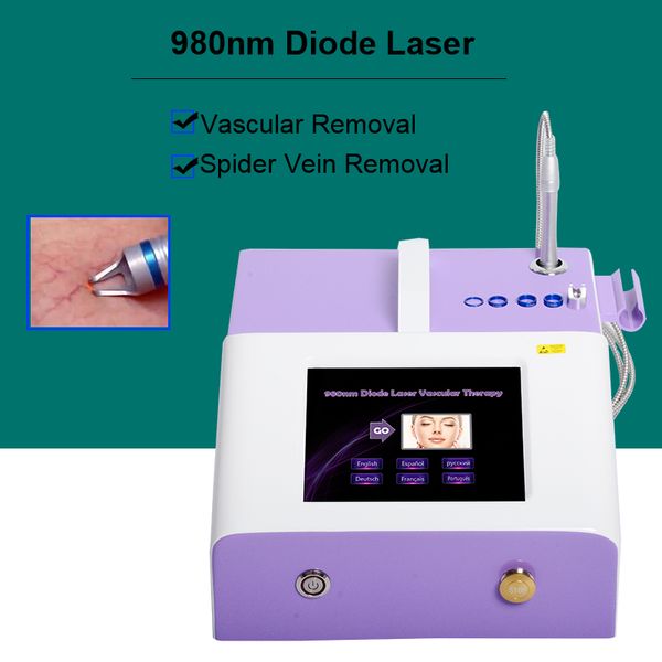 

980nm diode laser vascular treatment spider veins removal laser vascular therapy laser treatment for blood vessle