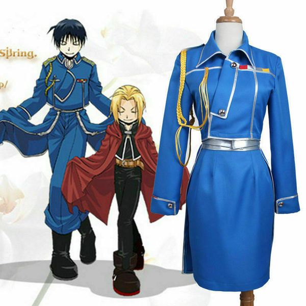 

new cosplay costume fullmetal alchemist winry rockbell new in stock, Black;red