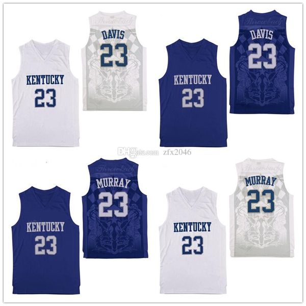 

Murray #23 Anthony Davis 15 Cousins 12 Towns NCAA Kentucky Wildcats 0 Fox 3 Adebayo 11 Wall 1 Booker College Basketball Jersey