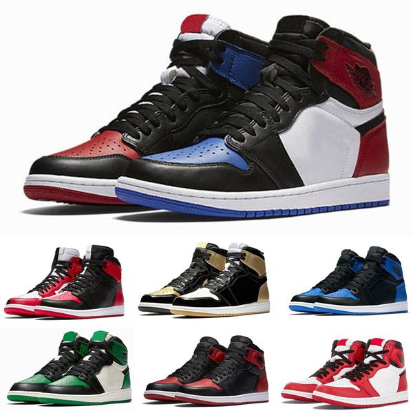 

new basketball shoes 1 high og bred toe banned game royal men 1s 3 shattered backboard shadow sports shoes designer sneakers jumpman, White;red