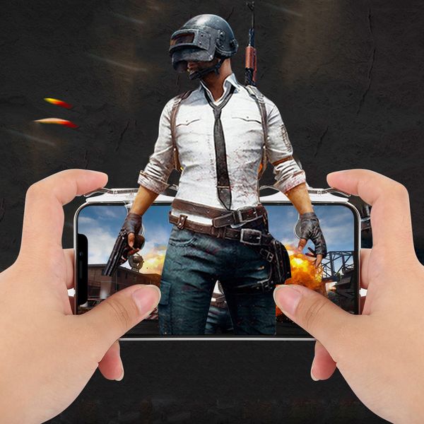 

for gamepad pubg fps shooting cell phone fire trigger mobile contol l1r1 gaming shooter controller for android iphone joystick