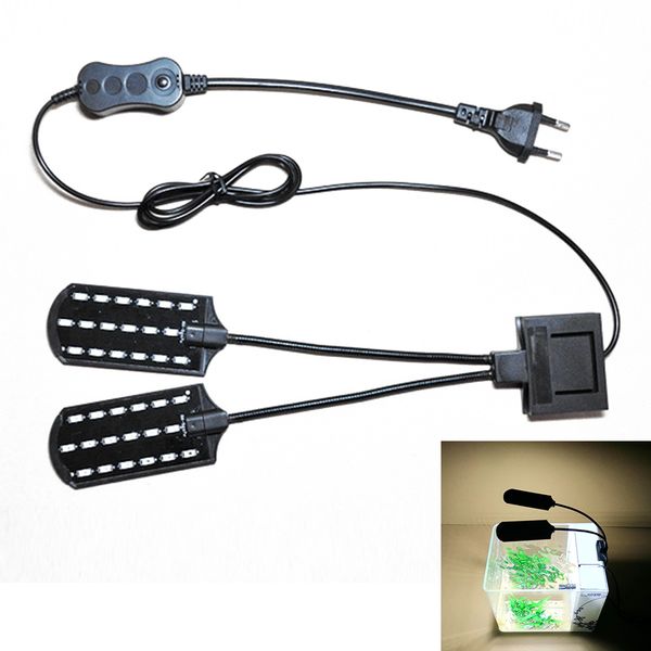 

mini plant growth waterproof fish tank high brightness clip on led aquarium lamp