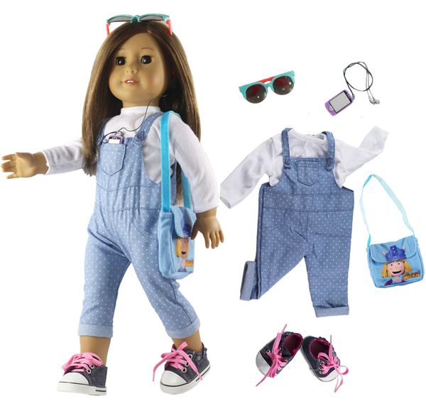 

new 18 inch doll clothes outfit for 18 inch american doll many style for choice #31