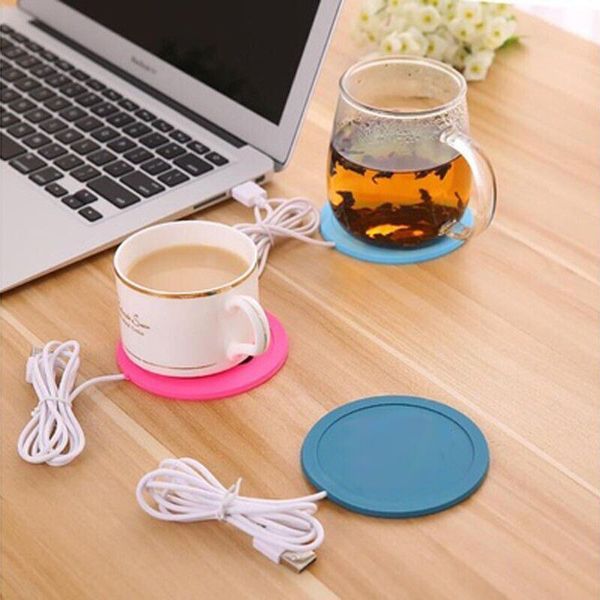 

usb cup pad warmer heater cartoon silicone heater for milk tea coffee mug drinks beverage cup mat pad gift