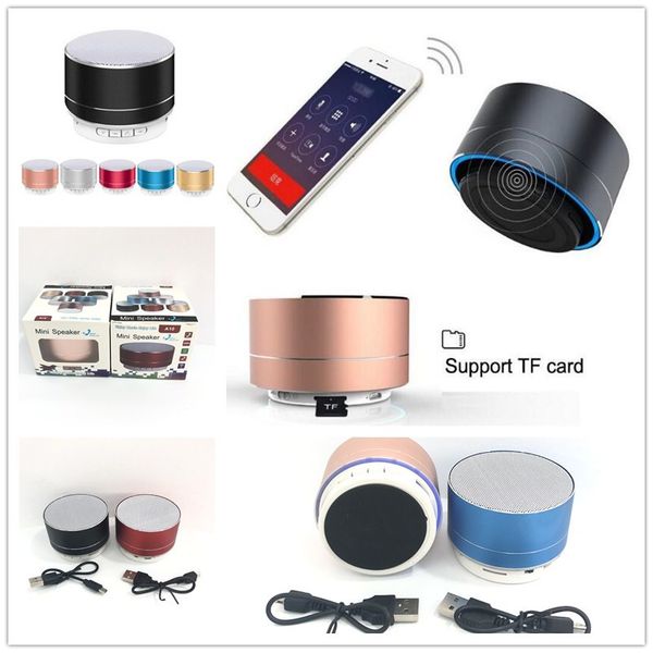 

New led mini bluetooth peaker a10 tf u b wirele portable mu ic ound box ubwoofer loud peaker for 10 x mart phone