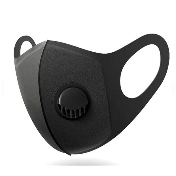 

In Stock Coslony Unisex Sponge Dustproof PM2.5 Pollution Half Face Mouth Mask With Valve with Breath Wide Straps Washable Reusable Muffle