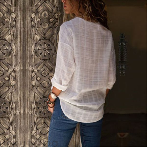 

womens long sleeve casual blouses women white shirt