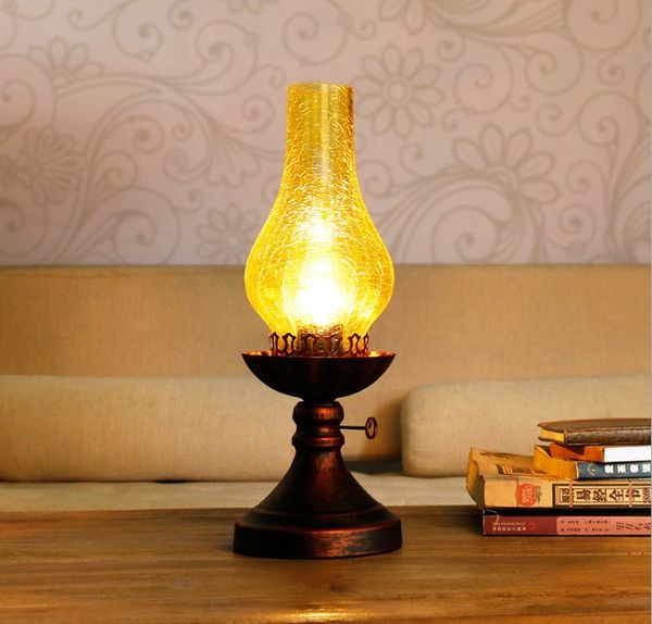 2019 Retro Desk Lamp Kerosene Light Table Vintage Industrial Bedside Night For Living Room Bedroom Decorative Lantern Llfa From Nimiled - Retro Table Lamp Orange 2019 Retro Desk Lamp Kerosene Light Table Vintage Industrial Bedside Night For Living Room Bedroom Decorative Lantern Llfa From Nimiled - Retro Table Lamp Orange