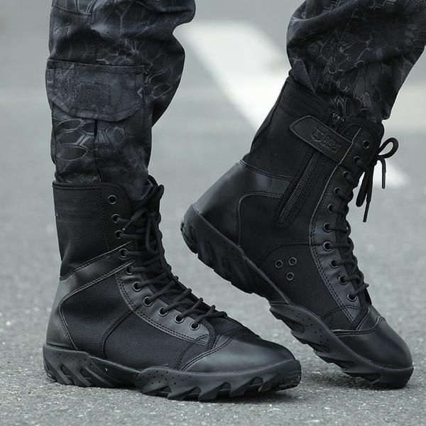 

light boots, outdoor hiking, mountain climbing, war boots, winter men's boots
