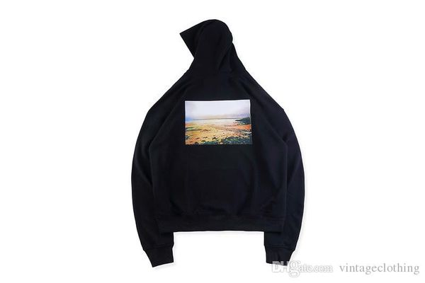 

fear of god fog essentials printed hoodies long sleeve solid black hip hop designer sweatshirts s-xl