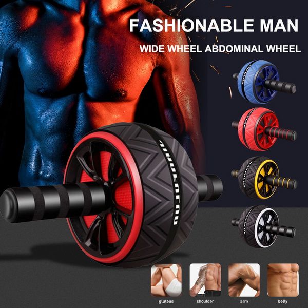 

training equipment abs abdominal roller exercise wheel mute arms back belly core trainer body shape supplies fitness