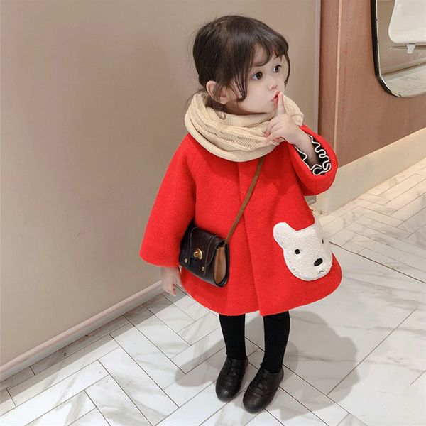 

sweet girl младенца пальто зимы cute bear cotton padded утолщение теплый пальто дети детская одежда overwear, Blue;gray