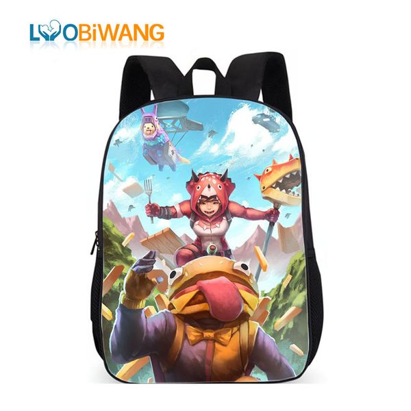

luobiwang game printing schoolbag for teenager boys and girls popular school backpack mochila infantil book bag