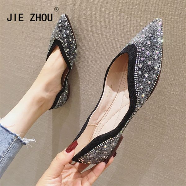 

slip on women flats comfortable loafers women shoes breathable sequins flat shoes woman fashion black soft casual