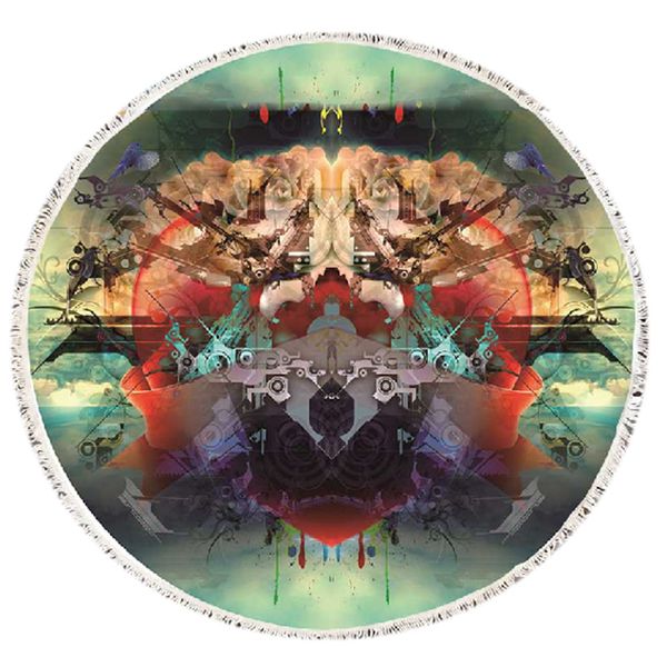 

mechanic series microfiber beach towel with drawstring backpack bag sport yoga blanket swimming bath towel