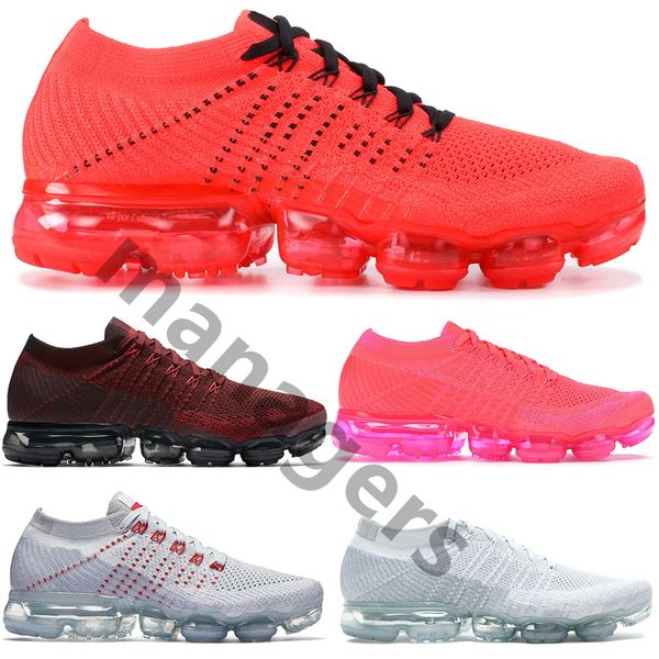 

2020 hyper punch knit 1.0 runing shoes mens womens be true triple white bred olive oreo exploer dark stylist sneaskers trainers, White;red