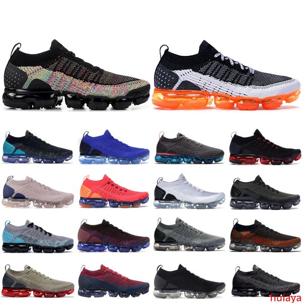 

black multi color knit 2.0 running shoes 2020 safari pure platinum men women breathable sneakers 1.0 triple black men designer shoes
