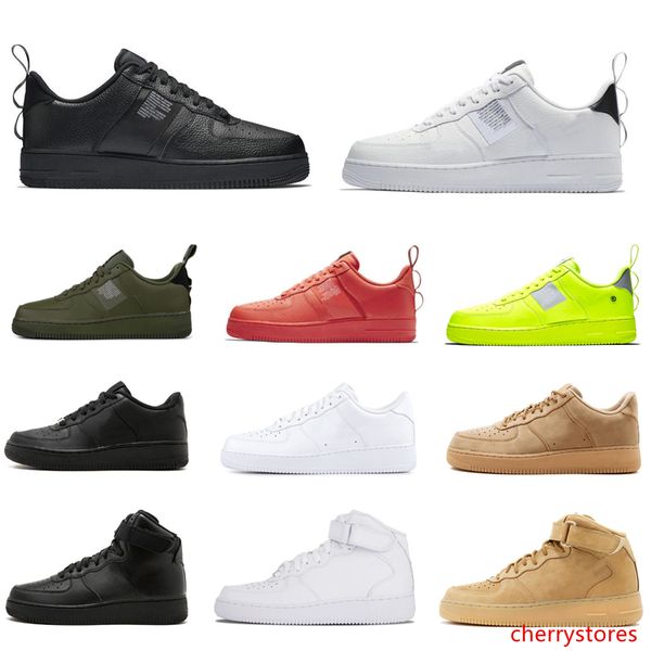 

2019 utility 1 men and women casual shoes utility volt red green white black mens letter leisure sneakers sports shoe des chaussures
