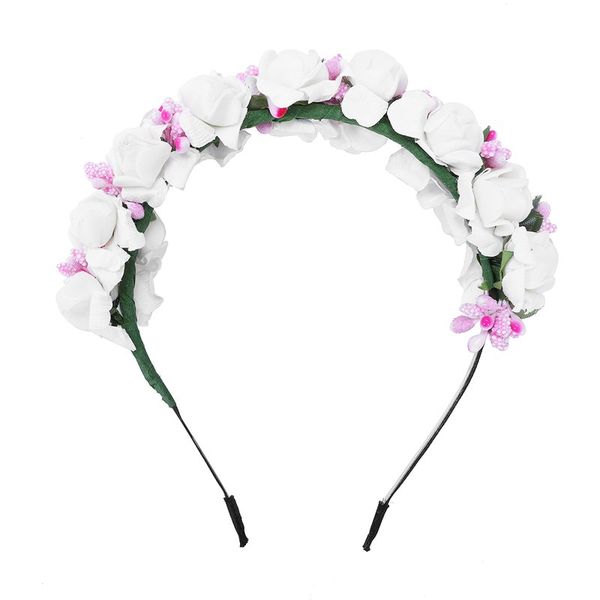 

boho flower floral headband garland festival wedding bridal hairband for lady girls