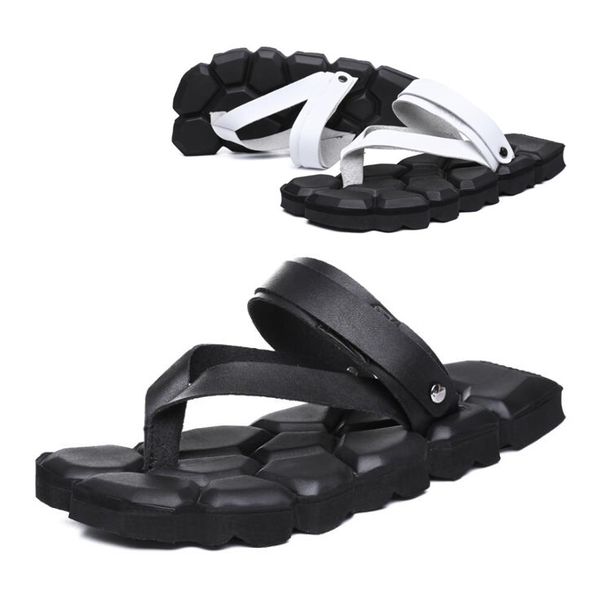 

2019 est couple brand designer flip flops europe and america fashion multipurpose sandal slipper men women beach non-slip trend slippers, Black