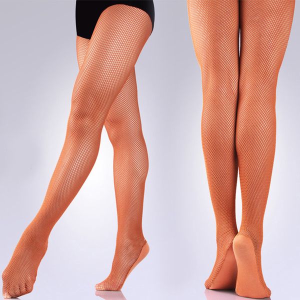

seamless professional fishnet dance tights toffee caramel black tan hard yarn ballroom latin dance tights pantyhose, Black;red