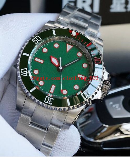 

горячие продажа 3 стиль швейцарские часы eta2836 движение new 116610ln нержавеющей черный керамический ободок 40мм sapphire luminous автомат, Slivery;brown