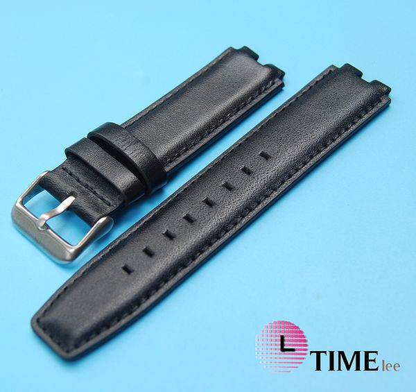 

replacement 16*22mm black genuine leather watch band strap fits pebble smart watch 2 steel, Black;brown