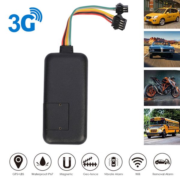 Car GPS Tracker GPS / GSM / GPRS Tempo 3G real Rastreamento Waterproof Dispositivo IP65 Car Vehicle Motorcycle GPS Locator Cut Off com Retail Box