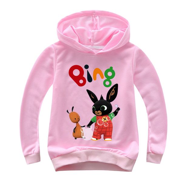 

bing bunny fnaf hoppity voosh bing hoodies sweatshirts 3d printed hooded shirt boy girl t-shirt hoodie coats children top, Black