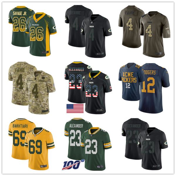 

Custom Packer Jerseys Aaron Rodgers Davante Adams Jaire Alexander Darnell Savage Jr.David Bakhtiari Brett Favre Reggie White Men