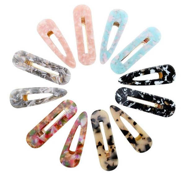 

girls resin hair clips for women acetic acid hairclips barrettes, Slivery;white