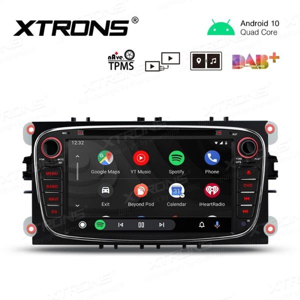

7" android 10.0 os car dvd multimedia system gps for focus ii 2008-2011 c-max 2008-2011 kuga 2008-2012 galaxy ii 2006-2011