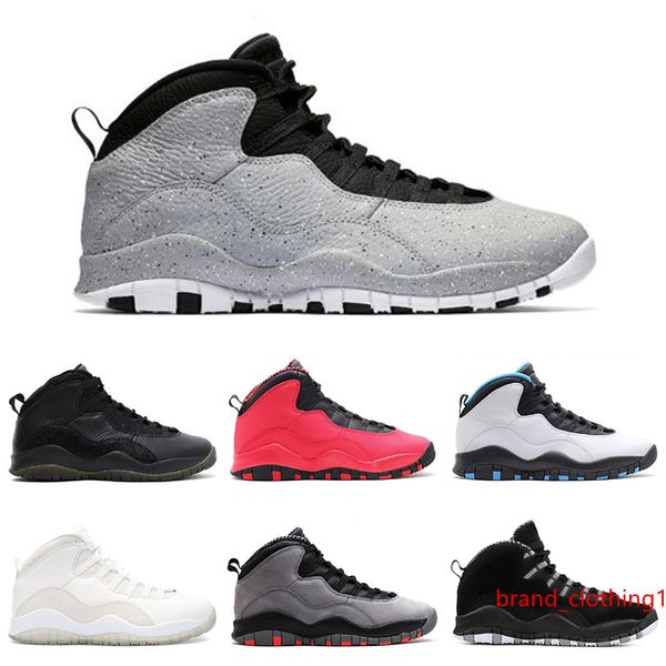 

оптовые 10 10s цемент чикаго я м назад мужчины баскетбол обуви мыслителя-racer синего мужскую спортивных кроссовок тренеров открытого дизайн