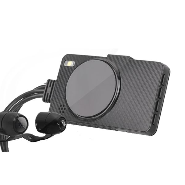 

3 inch motorcycle driving recorder dvr dual lens hd 1080p loop video recorder camera