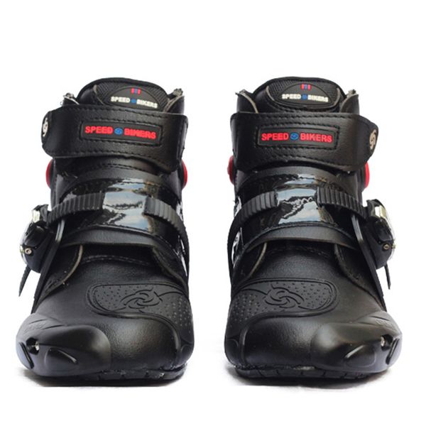 

motorcycle ankle racing boots speed bikers leather race riding street moto boots motorbike touring chopper protective gear shoes