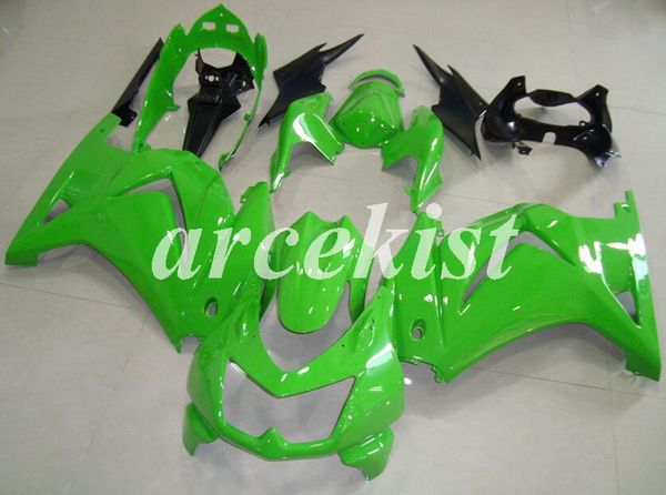 

новый abs литья под обтекателем наборы для kawasaki ninja 250 2008 - комплект 2014 zx 250r спорт мотоцикл обтекатели ex250 08-14 green