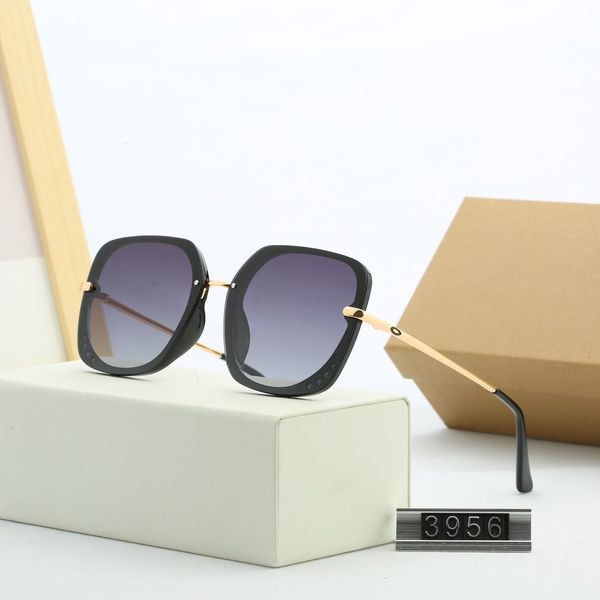 

2020 classic pilot sunglasses designer brand mens womens sun glasses eyewear gold metal lenses brown 3956, White;black