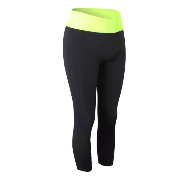 

new women's high elastic body sports riding exercise fitness and bodybuilding riding perspiration slim thin pants, Black