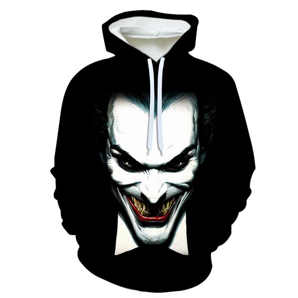 

jack sally 3d digital print hip-hop style blazer men's/women's hoodie, Black