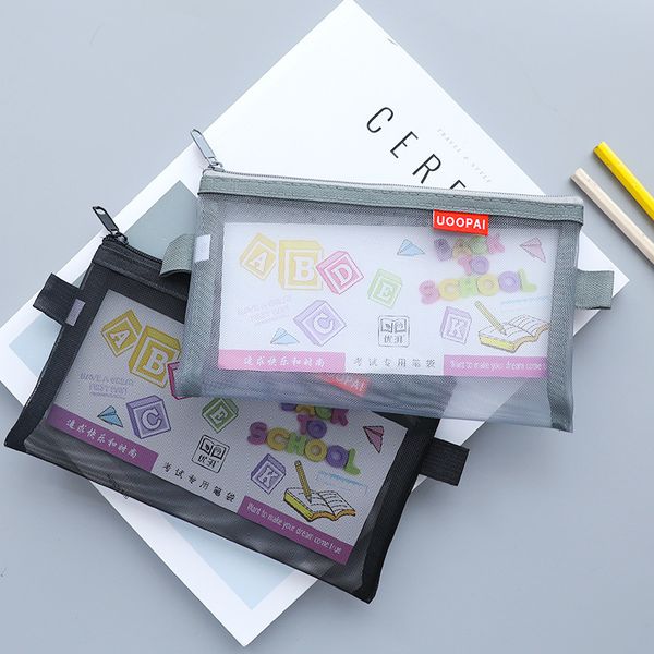 

Plastic Zipper File Bags for Cosmetics, Bills, Stationery and Travel Storage