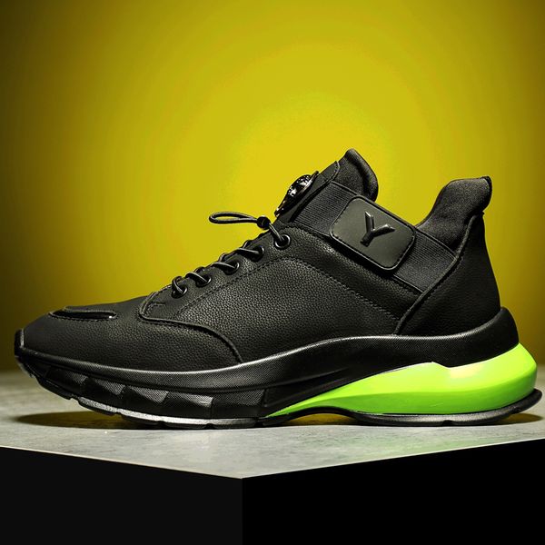 

cimim brand 39-46 large size men fashion sneakers new comfortable luxury casual shoes outdoor on foot motion trend men shoes, Black