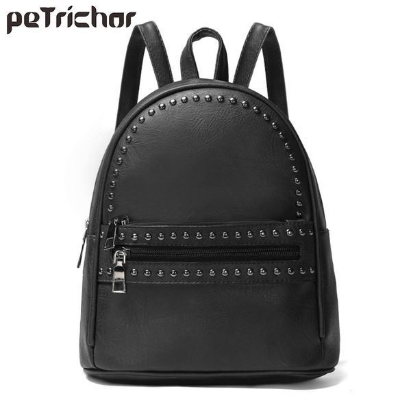 mochilas negras para mujer