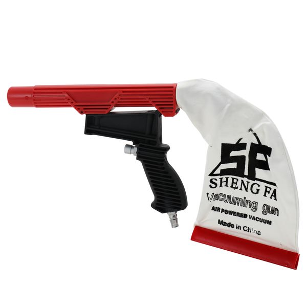 

vacuuming air powered fixing car tire repairing dust-collecting device interface pneumatic vacuum suction device cleaning