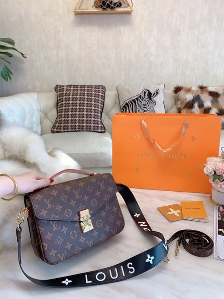 

2020 new fashion bags shopping party charm wild shoulder bag54r3, Black