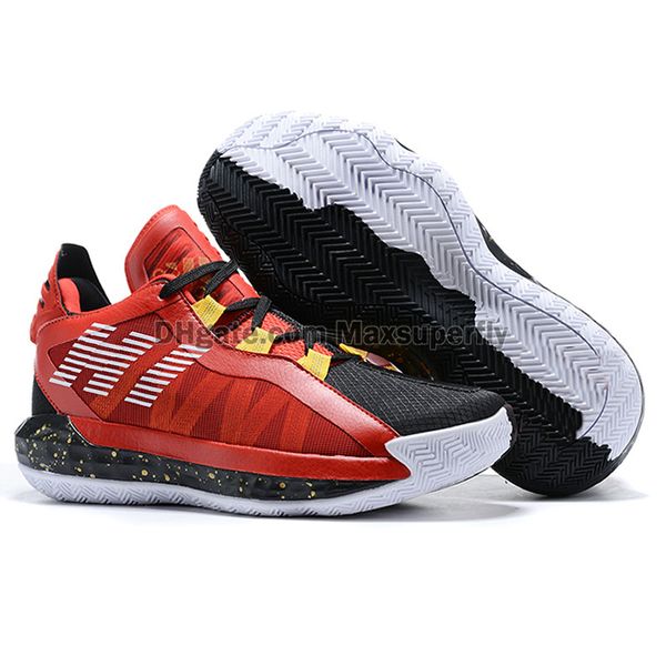 2020 New Damian Lillard VI Suede 6S 6 6th Chinese New Year Bruce Lee Basketball Shoes Mens Shoes 