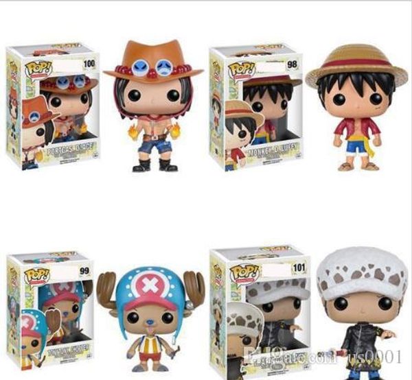 

new 4 styles funko pop anime: one piece trafalgar law vinyl action figure with box #100 popular toy gify