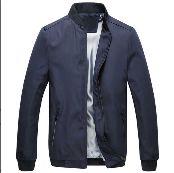 

men's jackets solid color jacket autumn gentleman classic style youth men coat casual fashion circular collar wind proof, Black;brown