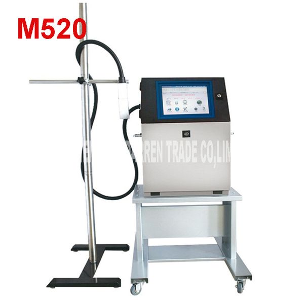 

m520 fully automatic inkjet printer, continue ink jet printer inkjet printing machine spraying the code date printer110v/220v