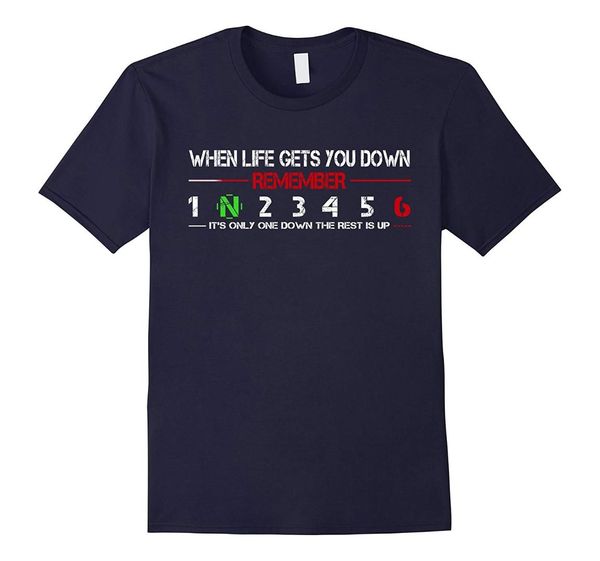 

2019 fashion men t shirt when life gets you down t shirt, White;black